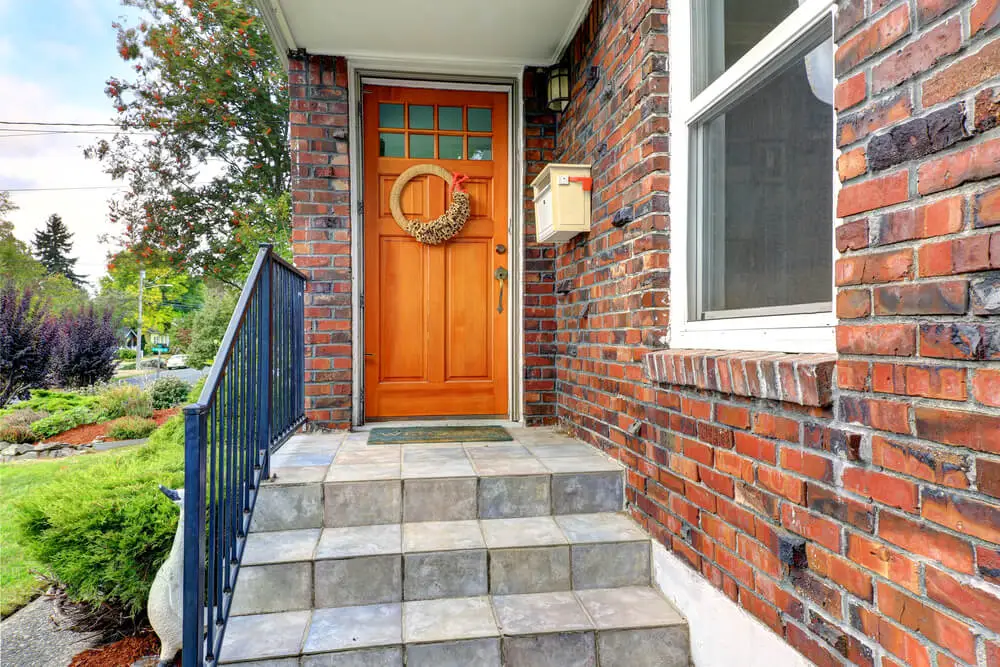 Front Door Colors for A Red Brick House
