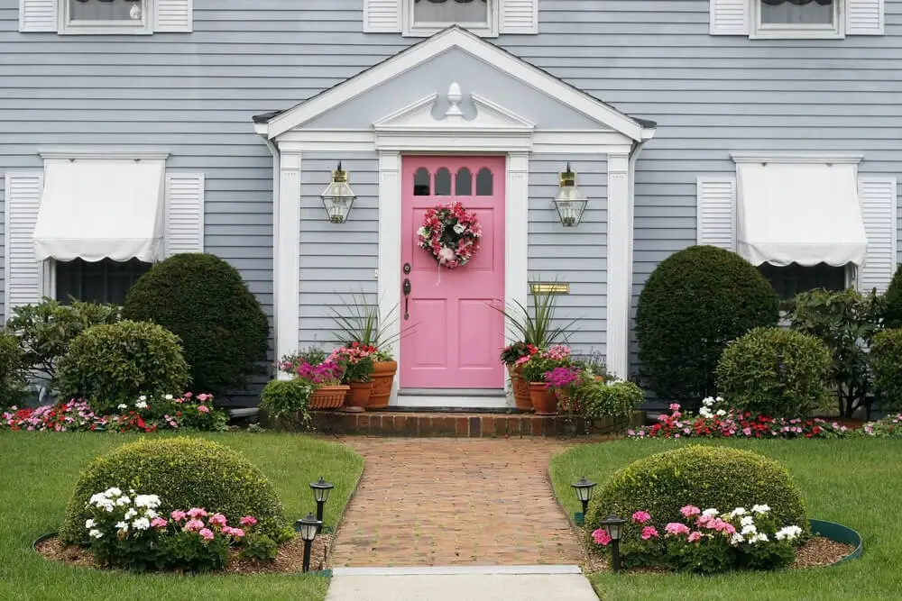 door colors for red brick house