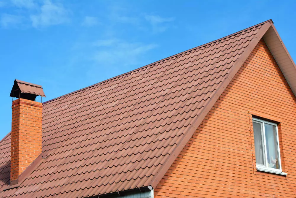 best roof color for red brick house