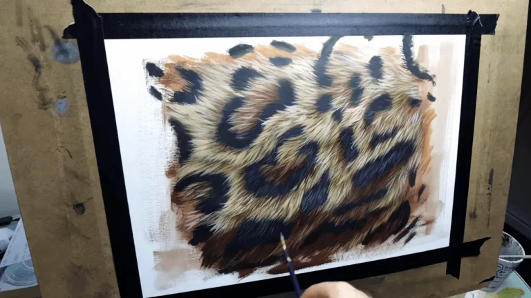 How to Paint Cheetah print
